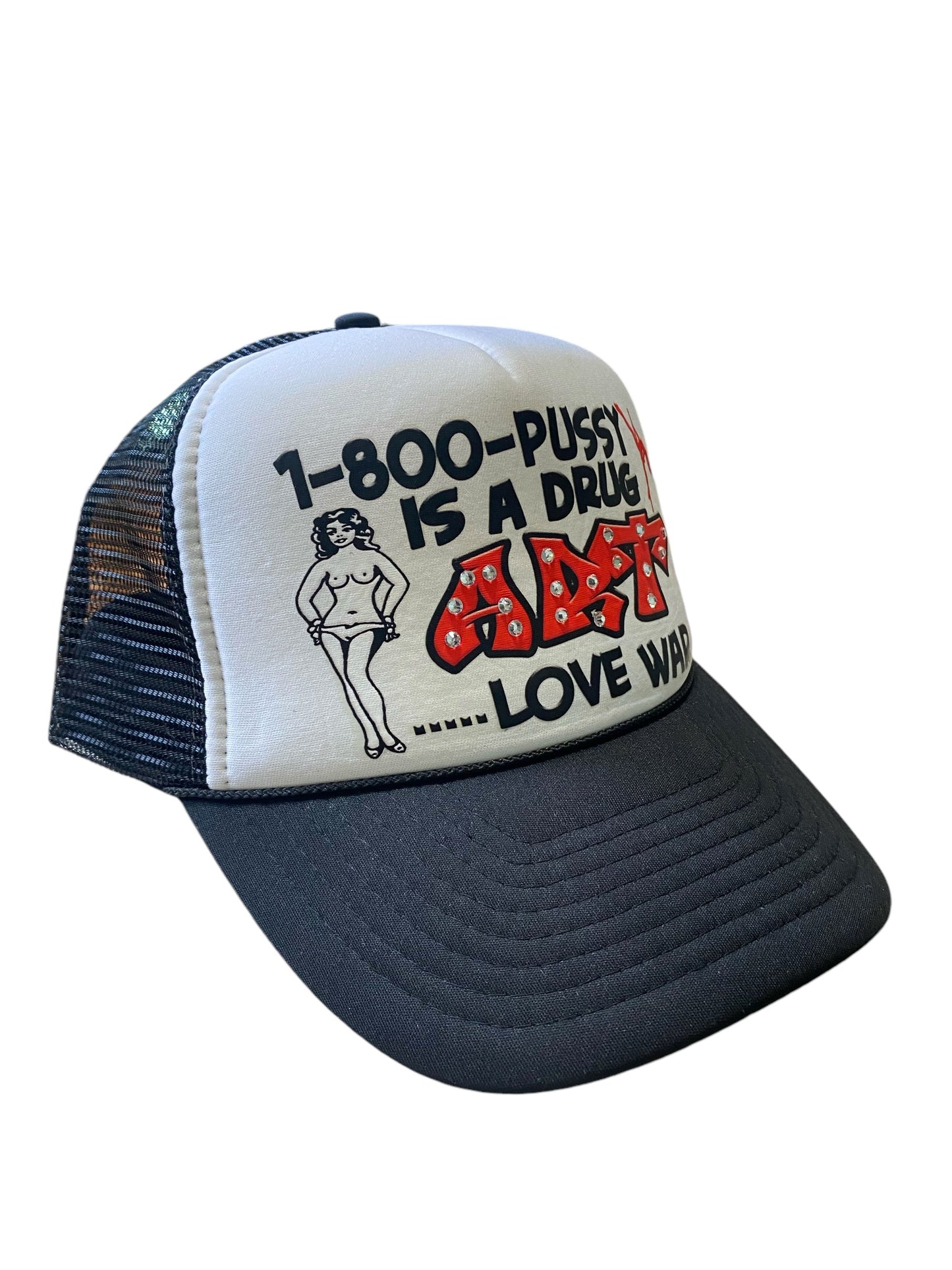 1-800-P#&*Y Is A Drug Trucker Hat V2