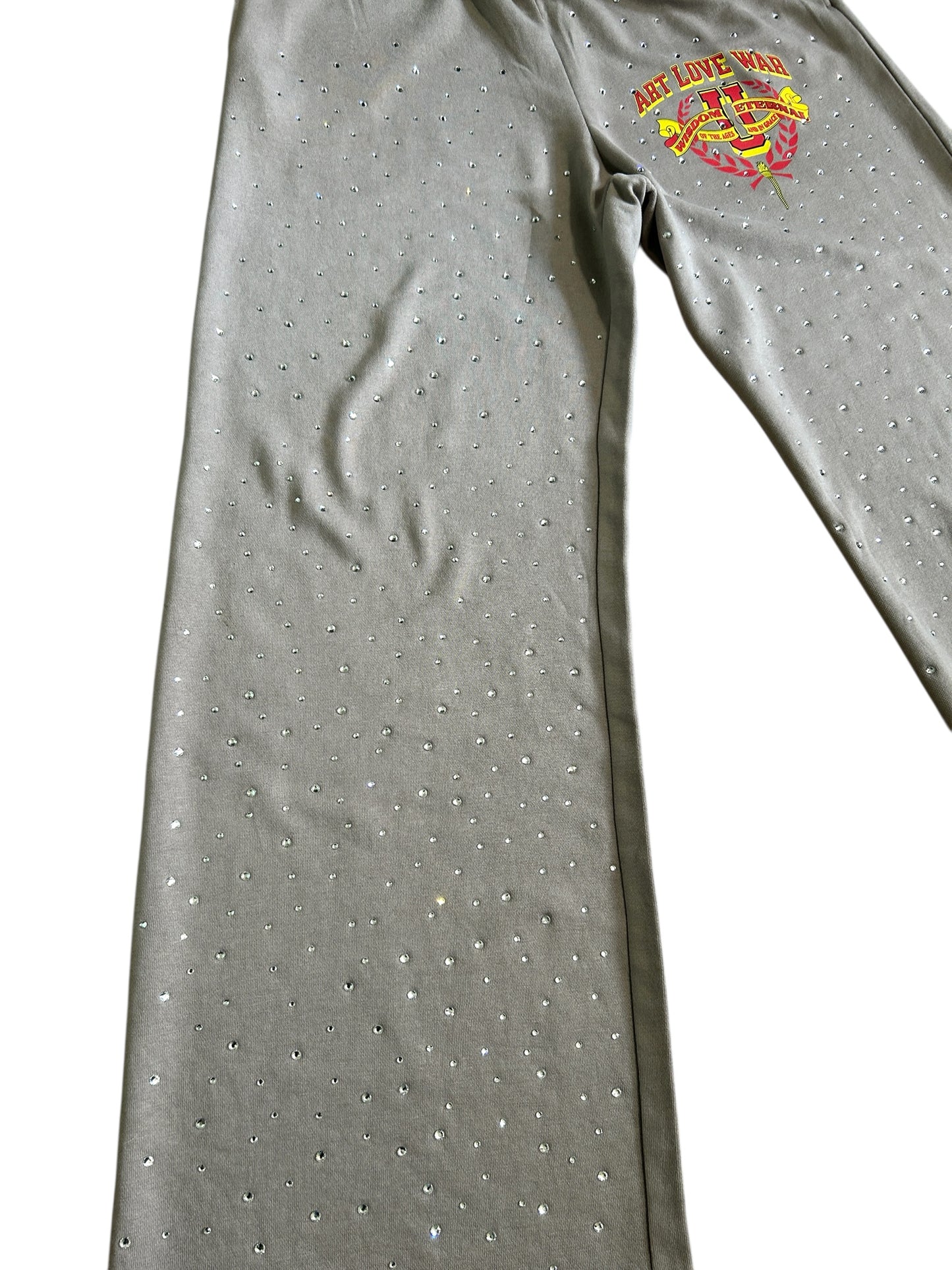 Swarovski Rhinestone Sweatpants