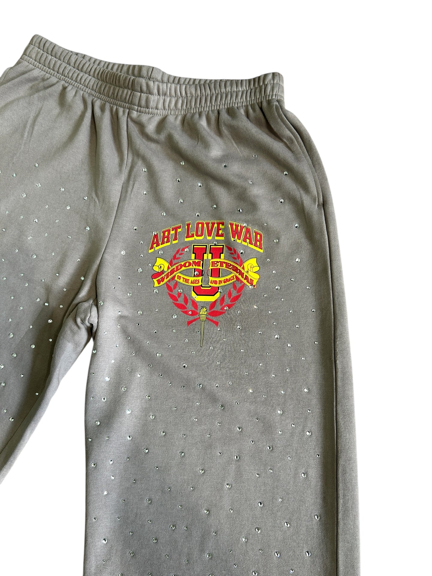 Swarovski Rhinestone Sweatpants