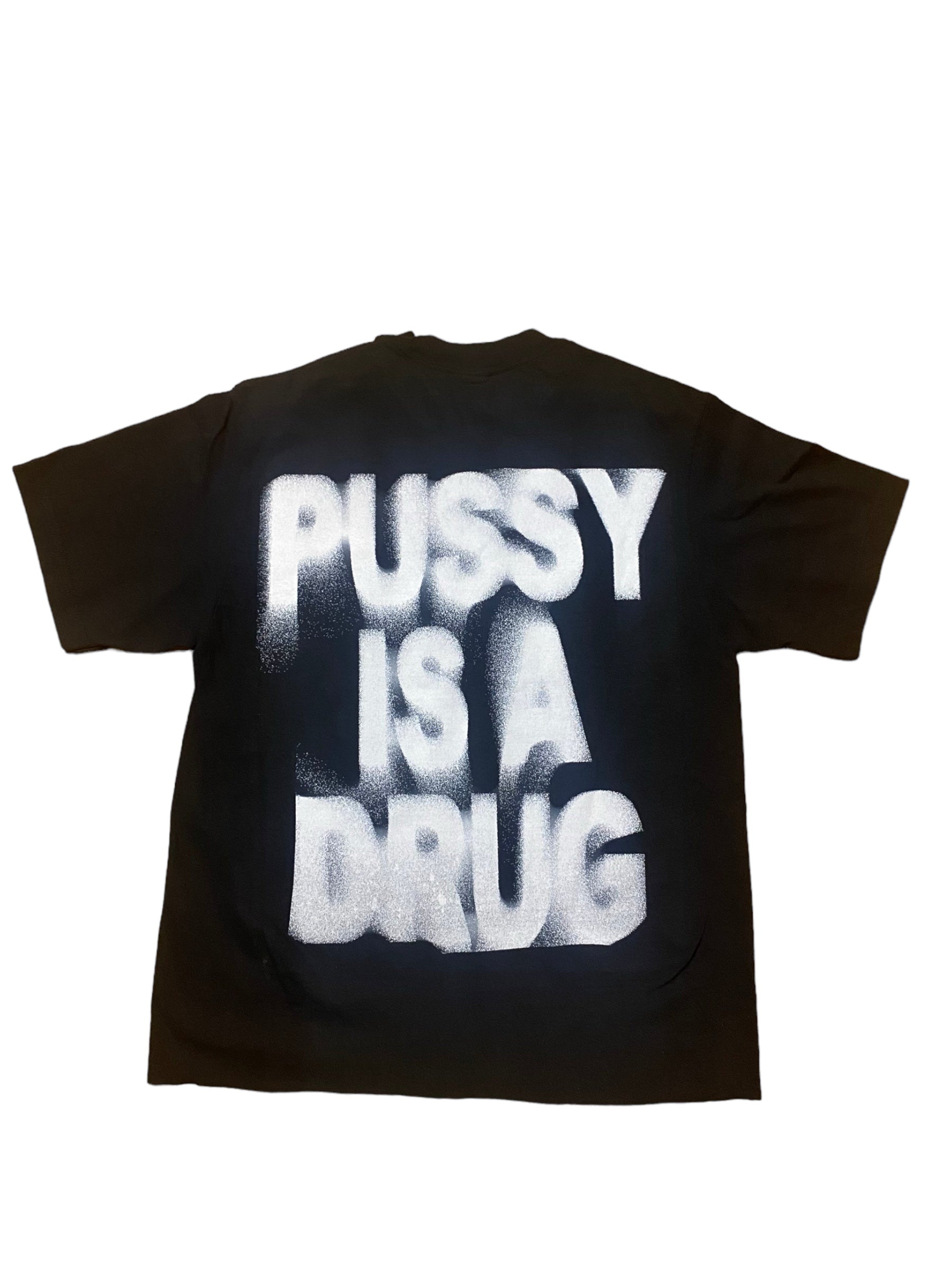 “P***Y IS A DRUG” Cropped Tee