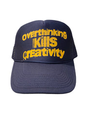 “Overthinking Kills Creativity” Trucker Hat