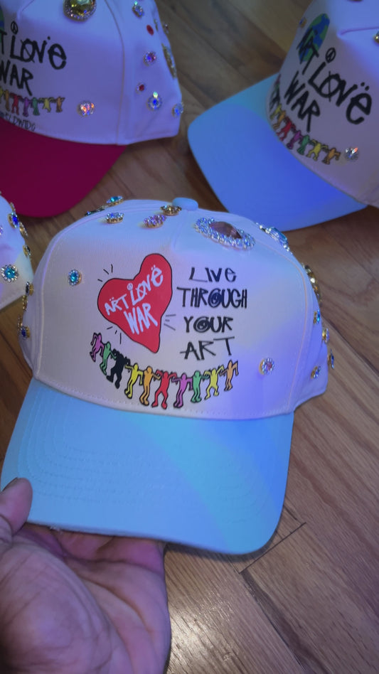 Custom Gemstone Snapback (Red)